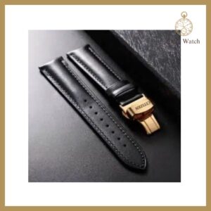 Dây Đồng Hồ Da Bò Màu Đen – Chất Liệu Da Bò Cao Cấp