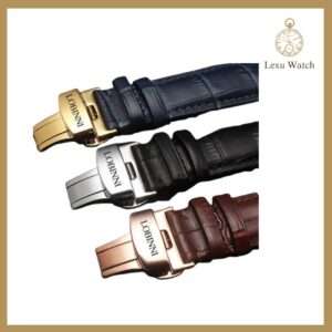 Dây da Lobinni Nam- Cao Cấp – Khóa Bướm-2025