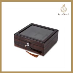 Hộp Đồng Hồ Kích Thước 24 cm x 23 cm x 10 cm – Gỗ DMF – 6 Ngăn