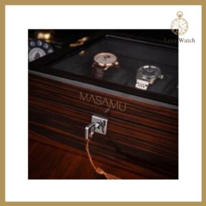 Hộp Đồng Hồ Kích Thước 24 cm x 23 cm x 10 cm – Gỗ DMF – 6 Ngăn