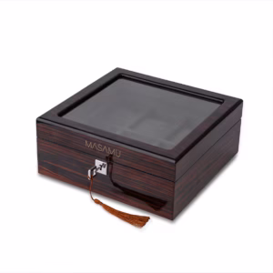 Hộp đồng hồ Kích Thước 24 cm x 23 cm x 10 cm – Gỗ DMF – 6 Ngăn
